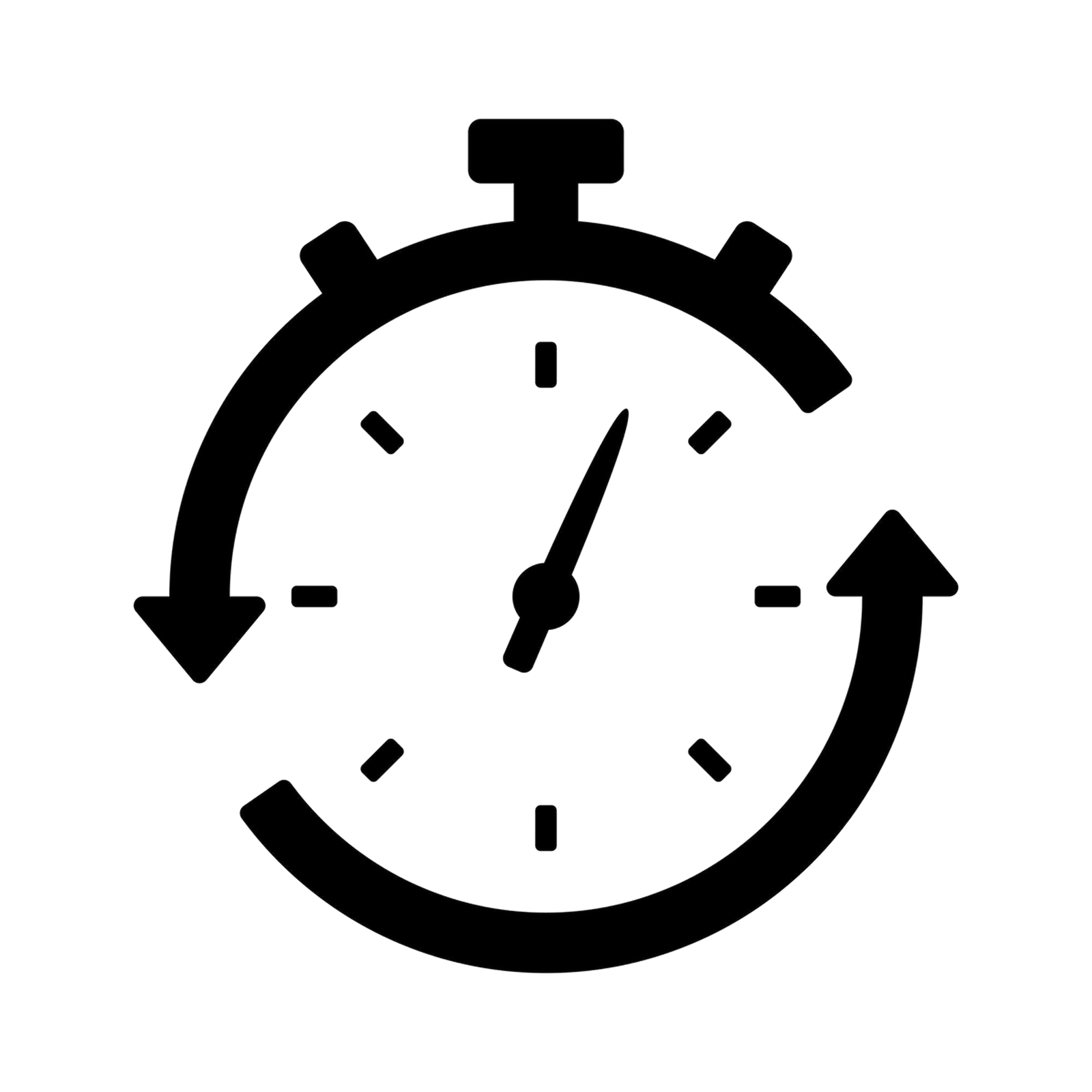 cycle arrows stopwatch